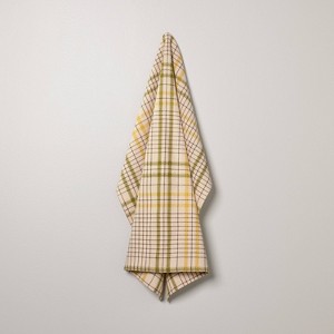Plaid Flour Sack Towel Green - Hearth & Hand™ with Magnolia - 1 of 3