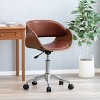 Brinson Mid-Century Modern Upholstered Swivel Office Chair - Christopher Knight Home - image 2 of 4