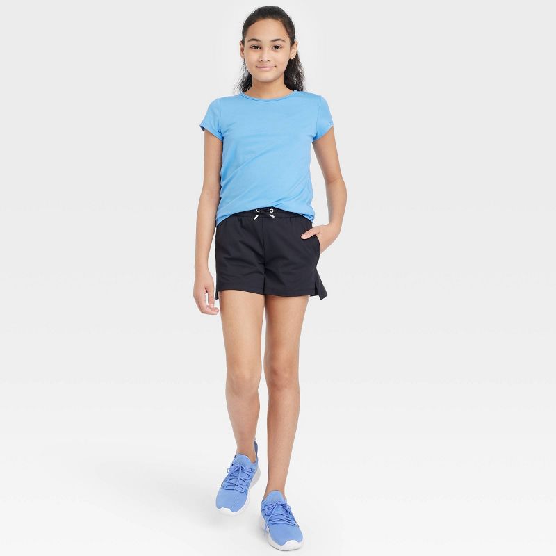 Girls&#39; Soft Gym Shorts - All In Motion™, 4 of 5