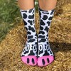 Living Royal Cow Photo Print Crew Socks - 3 of 3