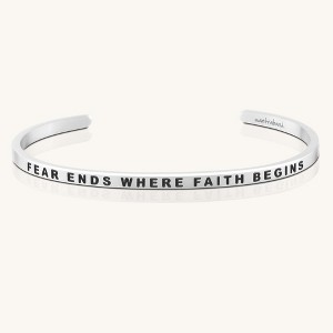 Mantra Jewelry - Fear Ends Where Faith Begins - 1 of 4