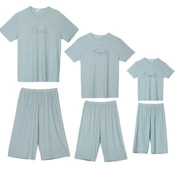 Peanuts Rocker Sleep Tight Fit Cotton Matching Family Pajama Set (child, 8)  Black : Target