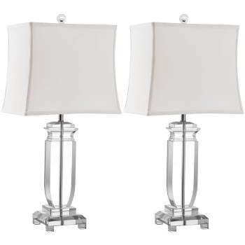 Olympia Crystal Table Lamp (Set of 2) - Clear - Safavieh