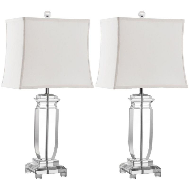 Olympia Crystal Table Lamp (Set of 2) - Clear - Safavieh, 1 of 9