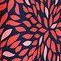 red geometric leaves