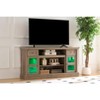 ORRD Farmhouse Fireplace TV Stand with Roman Columns, LED Lights, Fits TVs up to 80", 70" Entertainment Center Gray - 2 of 4