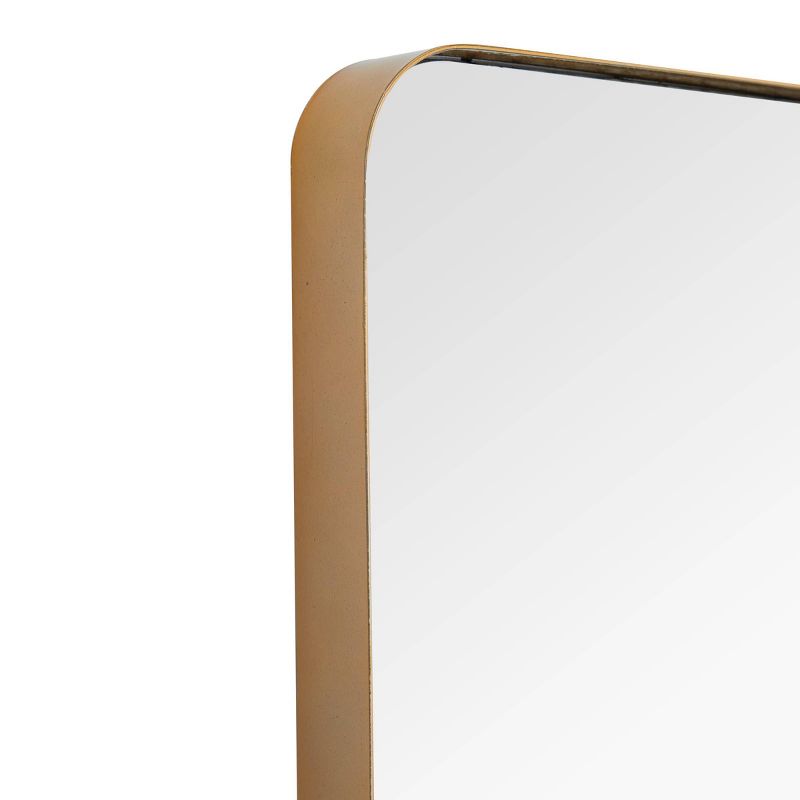 Metal Wall Mirror with Thin Frame Gold - Olivia &#38; May, 4 of 8