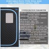 Vynxaria Portable Plus Type Full Size FarInfrared Sauna tent, Spa, Detox ,Therapy and Relaxation£¬ Larger Space,Stainless Steel Pipes Connecto-Black - 3 of 4