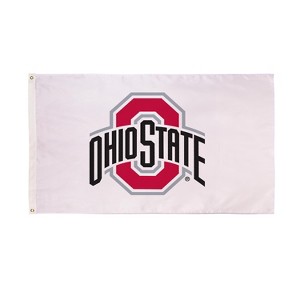 NCAA Ohio State University Flag with Grommets, 3'x5' Ohio State Buckeyes Outdoor College Flags & Banners for Garden Patio Indoor Wall Décor - 1 of 4