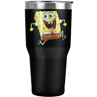 Spongebob Squarepants Running Spongebob Steel Tumbler 30oz Coffee Travel Mug