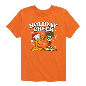 Boys' - Garfield - Feliz Navi Dog Short Sleeve Graphic T-Shirt - 1 of 4