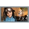 PosterPalooza | Photo Size Textured Blue Picture Frame - UV Acrylic, Foam Board Backing, Hanging Hardware - 2 of 4