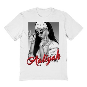Aaliyah Men's Monochromatic 3 Short Sleeve Graphic Cotton T-Shirt - 1 of 1