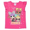 L.O.L. Surprise! Girls 3 Pack Graphic T-Shirts Little Kid to Big Kid - 3 of 4