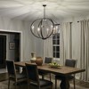 Elata 26.5" 8 Light Chandelier in Classic Pewter - 2 of 4