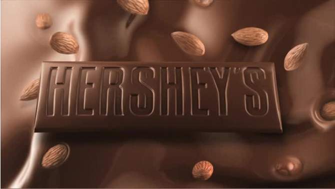 Hershey&#39;s Milk Chocolate with Almonds Candy Bar - 1.45oz, 2 of 8, play video