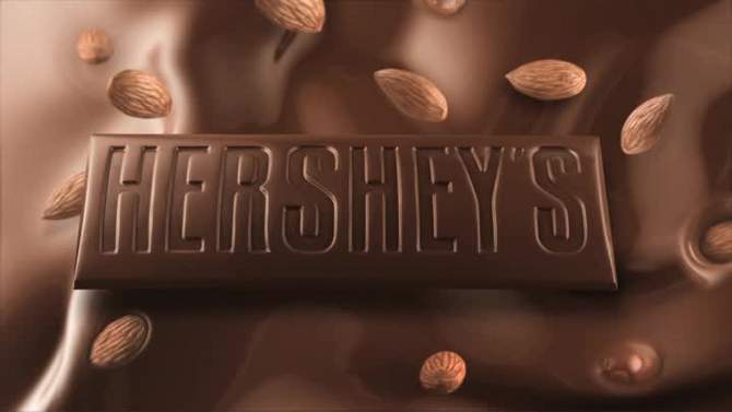 Hershey&#39;s Milk Chocolate with Almonds Candy Bar - 1.45oz, 2 of 8, play video