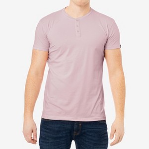 X RAY Men's Basic Henley Neck Short Sleeve T-Shirt - 1 of 3