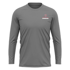 Men's University of Nebraska at Omaha Adult Sport Long Sleeve Left Chest Logo - 1 of 4