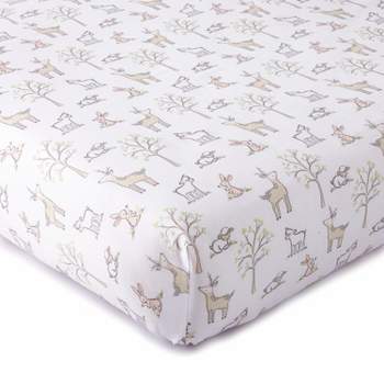 Skylar Blush Character Fitted Sheet - Levtex Baby