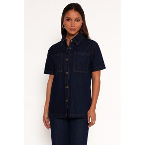 Petal and Pup Nolan Denim Shirt - 1 of 4