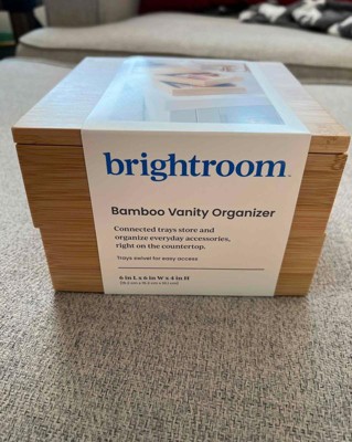 9 X 4 Circular Hinge Lid Bamboo Countertop Organizer - Brightroom™ :  Target