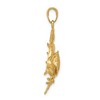 Black Bow Jewelry 14k Yellow Gold Stone Crab Pendant - 2 of 4