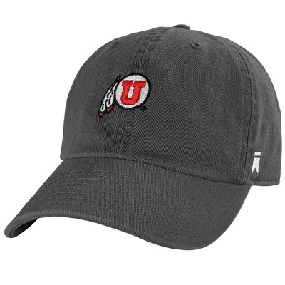 University Of Utah Team Logo Adult Dad Cap Charcoal OS