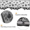 Mudder 4 Pieces 20 x 60 Inch Halloween Lamp Shade Cover Black Lace Lampshade Cover - 2 of 3