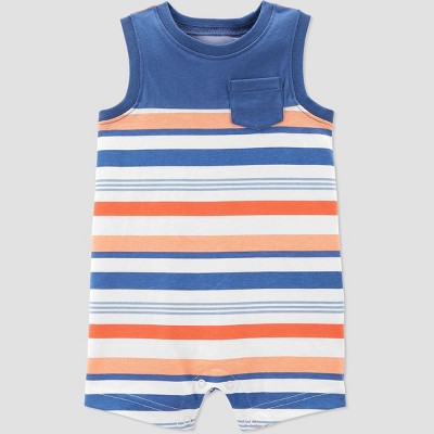 Baby Boys' Striped Romper - Just One You® made by carter's 3M