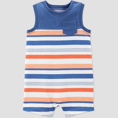 Image of Baby Boys' Striped Romper - Just One You® made by carter's 6M