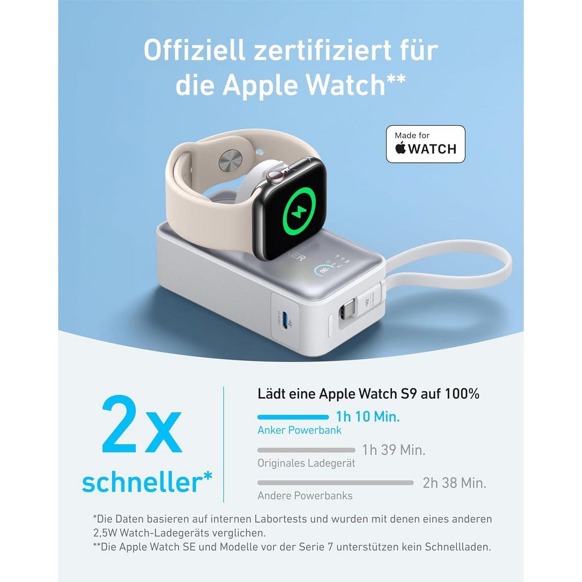 Anker MagGo Power Bank (10K, 35W, For Apple Watch) - thumbnail 5