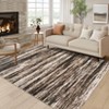 Modern Abstract Soft Non Slip Bedroom Rugs Low Pile Washable Carpet for Living Room - 2 of 4