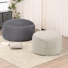 FURNIinspire Bean Bag Seats Foam Filled Bean Bag Chair For Adults With Soft Removable Cover, Sofa For Living Room Bedroom, Gray, 36"*36"*22" - 2 of 4