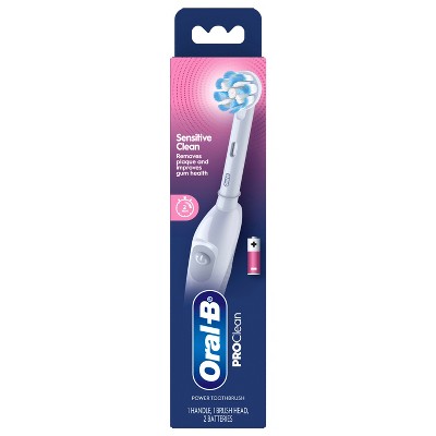 Oral-B Pro 100 Gum Care, Battery Powered Toothbrush Blue