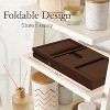 Bathtub Tray for Tub - Bamboo Expandable Bath Tray with Wine, Book & Tablet Holder - Luxurious Tub Tray, Bath Caddy, Foldable, Christmas Gift - 2 of 4