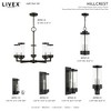 Livex Lighting Hillcrest 3 - Light Wall Light in  Textured Black - 4 of 4