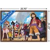 Trends International One Piece: Wano Country - Sailing Crew Framed Wall Poster Prints - 3 of 4