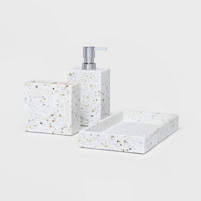 bathroom soap and lotion dispensers