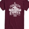 Men's - Peanuts - Snoopy Charlie Linus Sally and Lucy Team Holiday Spirit Short Sleeve Graphic T-Shirt - 2 of 4