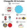 Big Dot of Happiness Teacher Retirement - Happy Retirement Party Paper Charger and Table Decorations - Chargerific Kit - Place Setting for 8 - 3 of 4