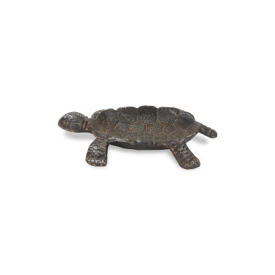 Cheung's Ruth Cast Iron Natural Finish Turtle Decor Dish