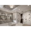 Progress Lighting Bonita One-Light Wall Sconce, Brushed Nickel, Summer Linen Shade - 3 of 4