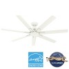Hunter Fan 72" Downtown Damp Rated Ceiling Fan and Wall Control Matte White - 3 of 4