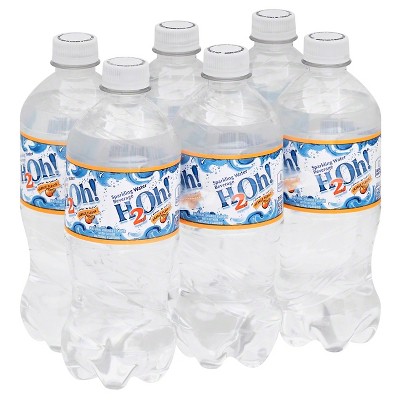 H2Oh! Orange Sparkling Water Beverage - 6pk/20 fl oz Bottles