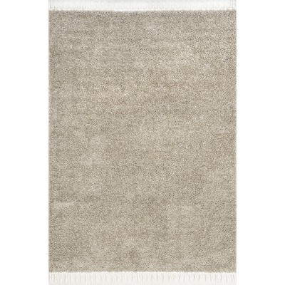 Piccocasa Plush Shaggy Non-slip Bath Mat Thick Bathroom Rug Show Door Mat  Carpet Beige 20 X 31 : Target