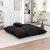Bean Bag Lounger Modern with Removable Cover for Living Room and Dorm 51.97in Wide-3irtyhousy - 3 of 4