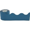 Teacher Created Resources Scalloped Rolled Border Trim 2-3/16" x 50' Blue Solid 3/Pack (TCR8943-3) - 2 of 3