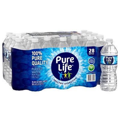 Pure Life Purified Water - 28pk/16.9 fl oz Bottles