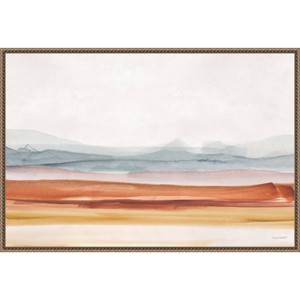 33"x23" Sierra Hills 01 by Lisa Audit Framed Canvas Wall Art Print Bronze - Amanti Art: Modern Lithograph, Polystyrene Frame - 1 of 4